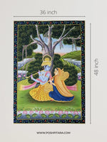 MELODIC UNION OF RADHA KRISHNA PICHWAI (Handpainted)