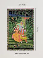 RAAS LEELA IN THE BLOOMS (HANDPAINTED)
