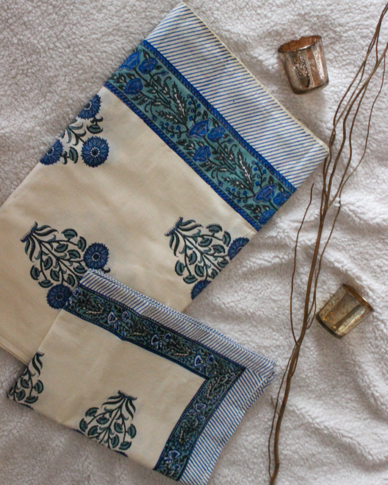 Essence of elegance Mughal Bedsheet-2